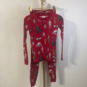 Hanna Andersson-Star Wars- Red Christmas Organic Cotton pajamas- Size 12